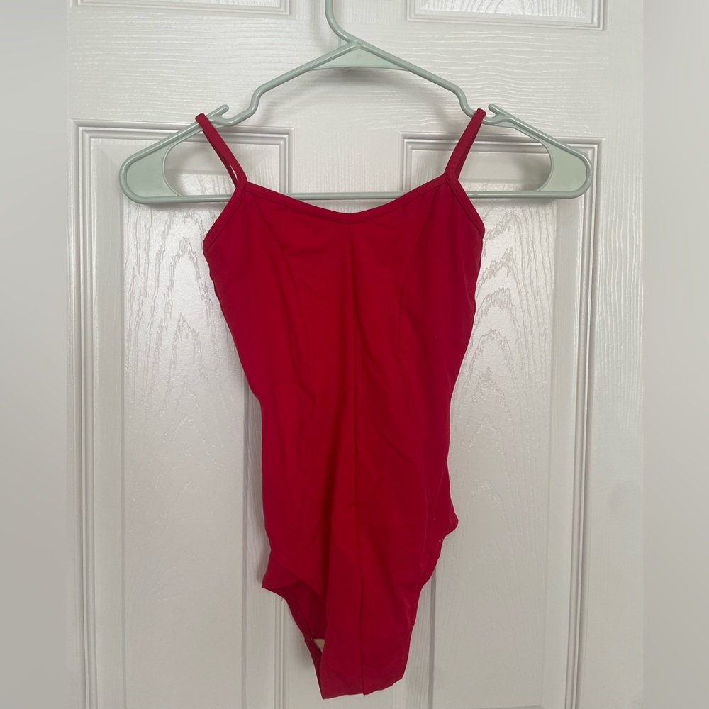 Women’s Petite Mirella Red Camisole Leotard